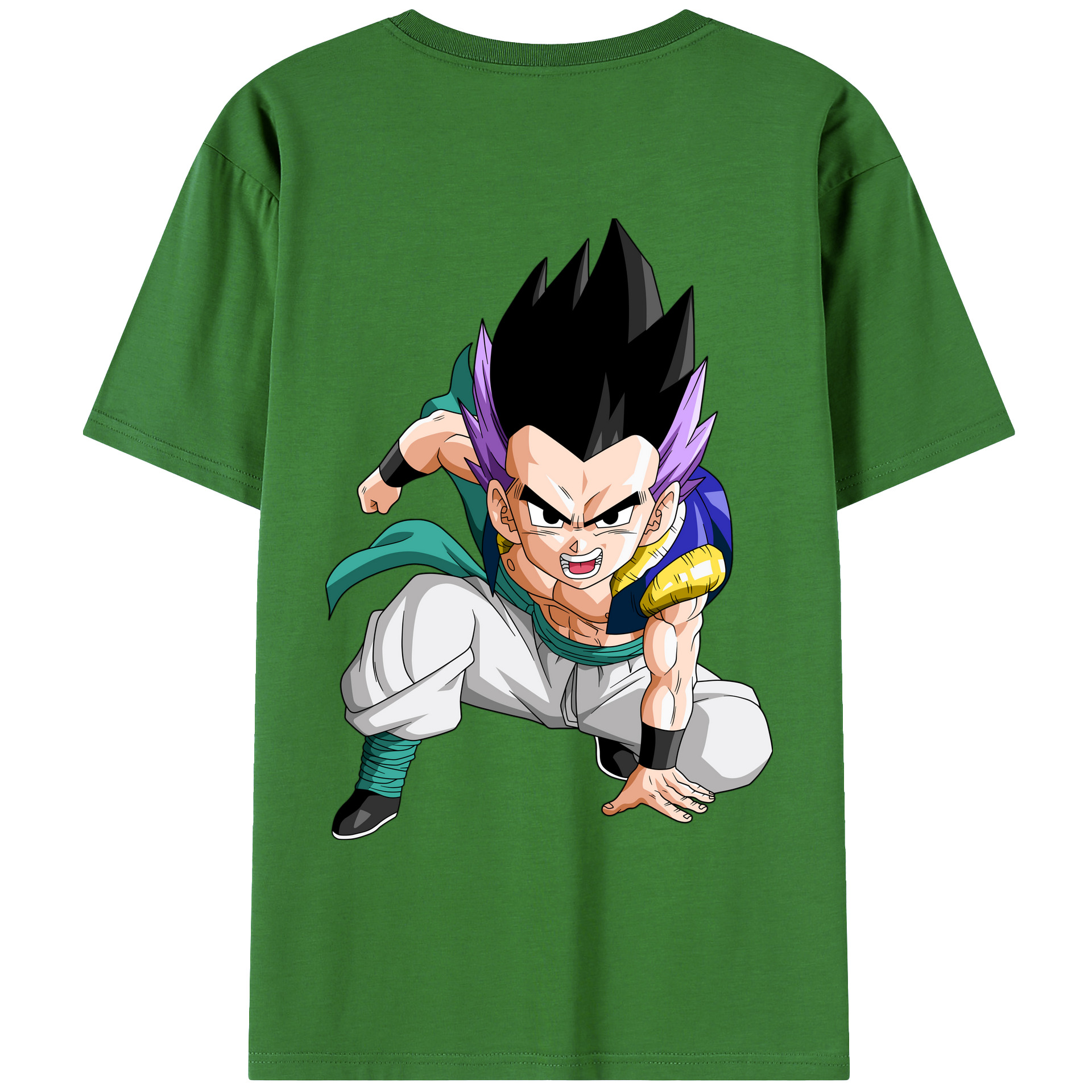 （画像用） ドラゴンボール 孫 悟飯（そんごはん）DRAGON BALL Son Gohan レディース半袖Tシャツ(バックプリント)